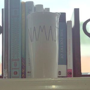 Rae Dunn LL Travel Tumbler “NAMASTE”